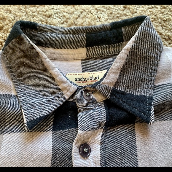 Anchor Blue Flannel - Men’s Small - Picture 3 of 6
